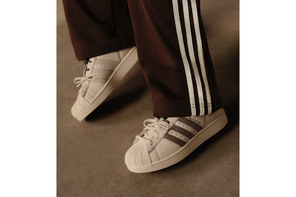 Molly Mae x Adidas latte superstar trainers